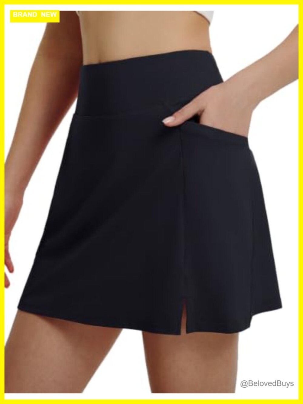 Baleaf Womens Golf Skorts 16in Built-in Shorts 5 Pockets UPF50